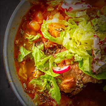 Pozole Don Manu Leona Vicario