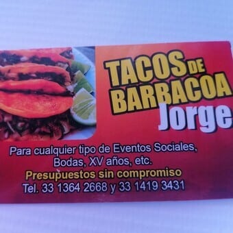 Tacos de Barbacoa Jorge Tonalá - foto 1